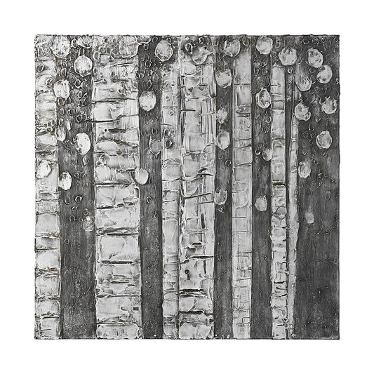 Mercana - Birch Trees by Studio M a Hand Embellished Gallery-Wrapped Canvas Print - 102069-L view 1