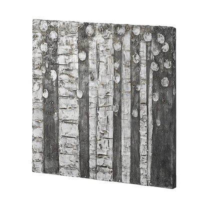 Mercana - Birch Trees by Studio M a Hand Embellished Gallery-Wrapped Canvas Print - 102069-L view 2