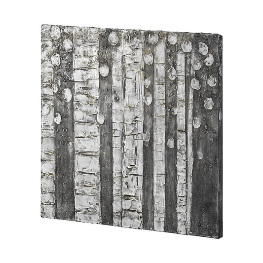 Mercana - Birch Trees by Studio M a Hand Embellished Gallery-Wrapped Canvas Print - 102069-L view 2