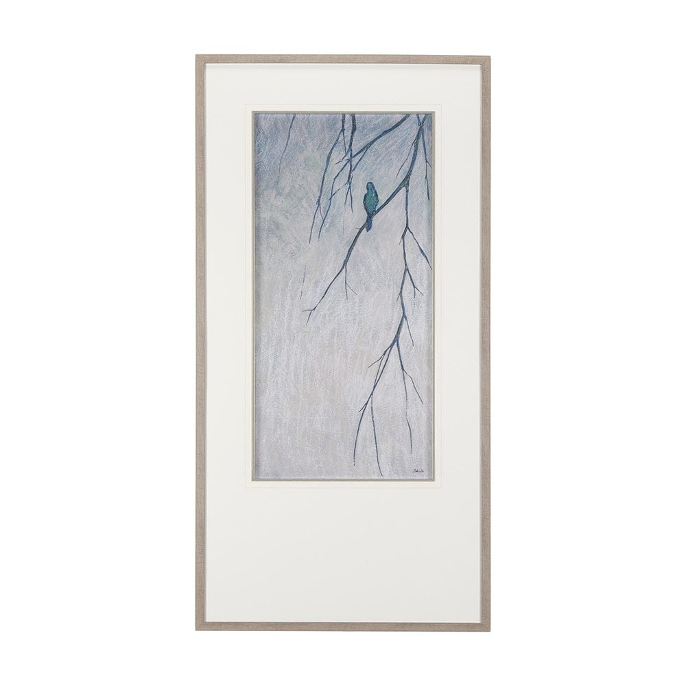 Mercana - Bird Song I by Mercana Studio a Hand Embellished Textured Framed Art Print Matted under Glass - 14867 view 1