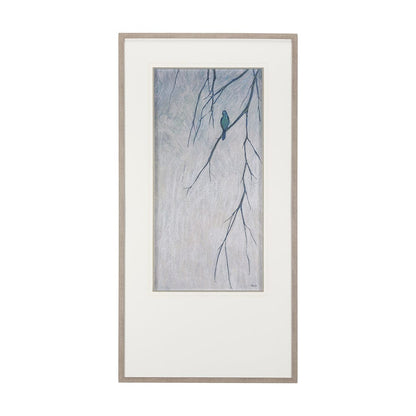Mercana - Bird Song I by Mercana Studio a Hand Embellished Textured Framed Art Print Matted under Glass - 14867 view 1