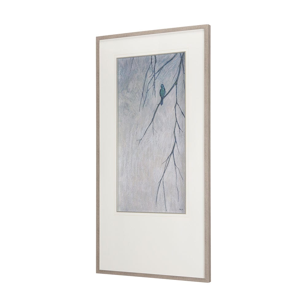 Mercana - Bird Song I by Mercana Studio a Hand Embellished Textured Framed Art Print Matted under Glass - 14867 view 2
