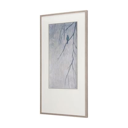 Mercana - Bird Song I by Mercana Studio a Hand Embellished Textured Framed Art Print Matted under Glass - 14867 view 2