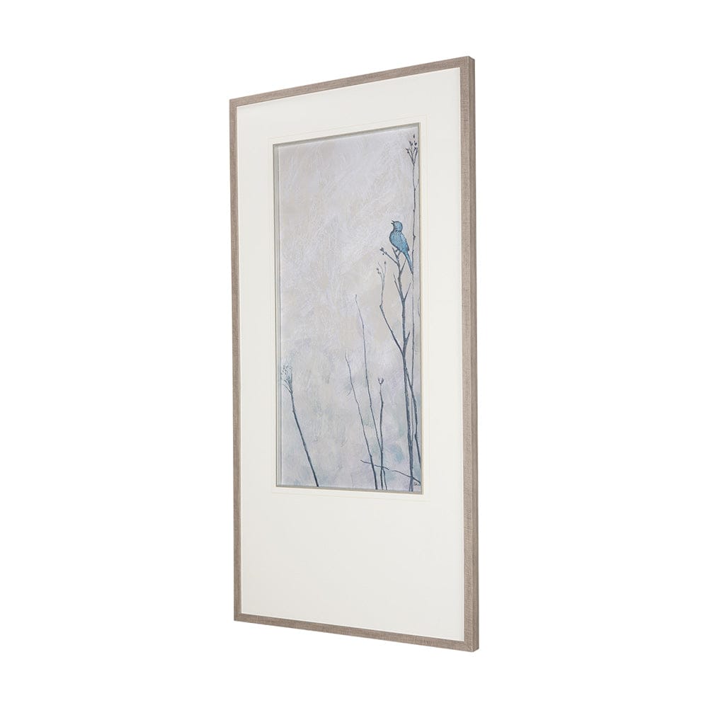 Mercana - Bird Song II by Mercana Studio a Hand Embelished Textured Framed Art Print Matted under Glass - 14868 view 2