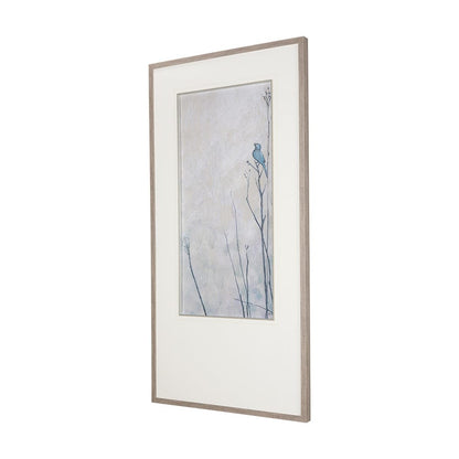 Mercana - Bird Song II by Mercana Studio a Hand Embelished Textured Framed Art Print Matted under Glass - 14868 view 2