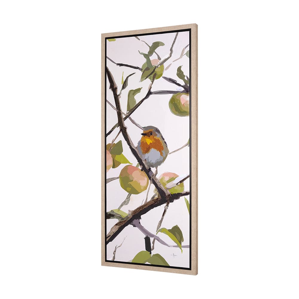 Mercana - Birds & Apples I by Mercana Studio a Hand Embellished Textured Framed Canvas - 102596-FL view 2