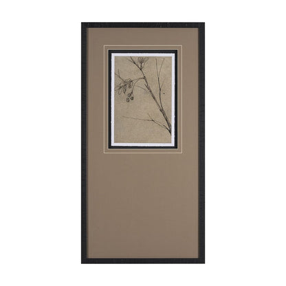 Mercana - Black Chokecherry 3 by Mercana Studio a Hand Embellished Framed Art Print Matted under Glass - 15564 view 1
