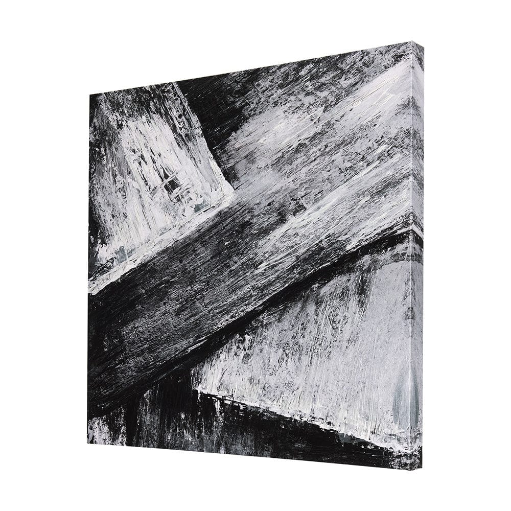 Mercana - Black Composition I by Mercana Studio a Hand Embellished Textured Canvas - 102513-L view 2