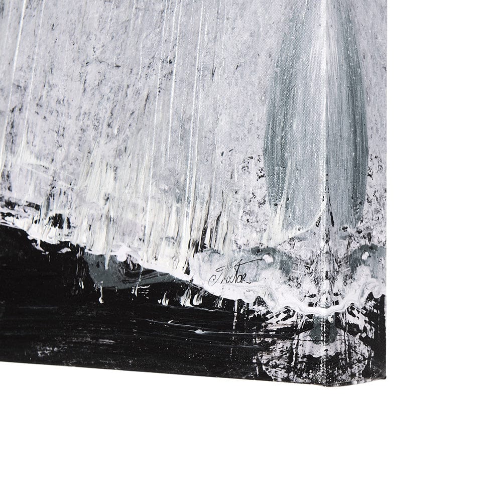 Mercana - Black Composition I by Mercana Studio a Hand Embellished Textured Canvas - 102513-S view 5
