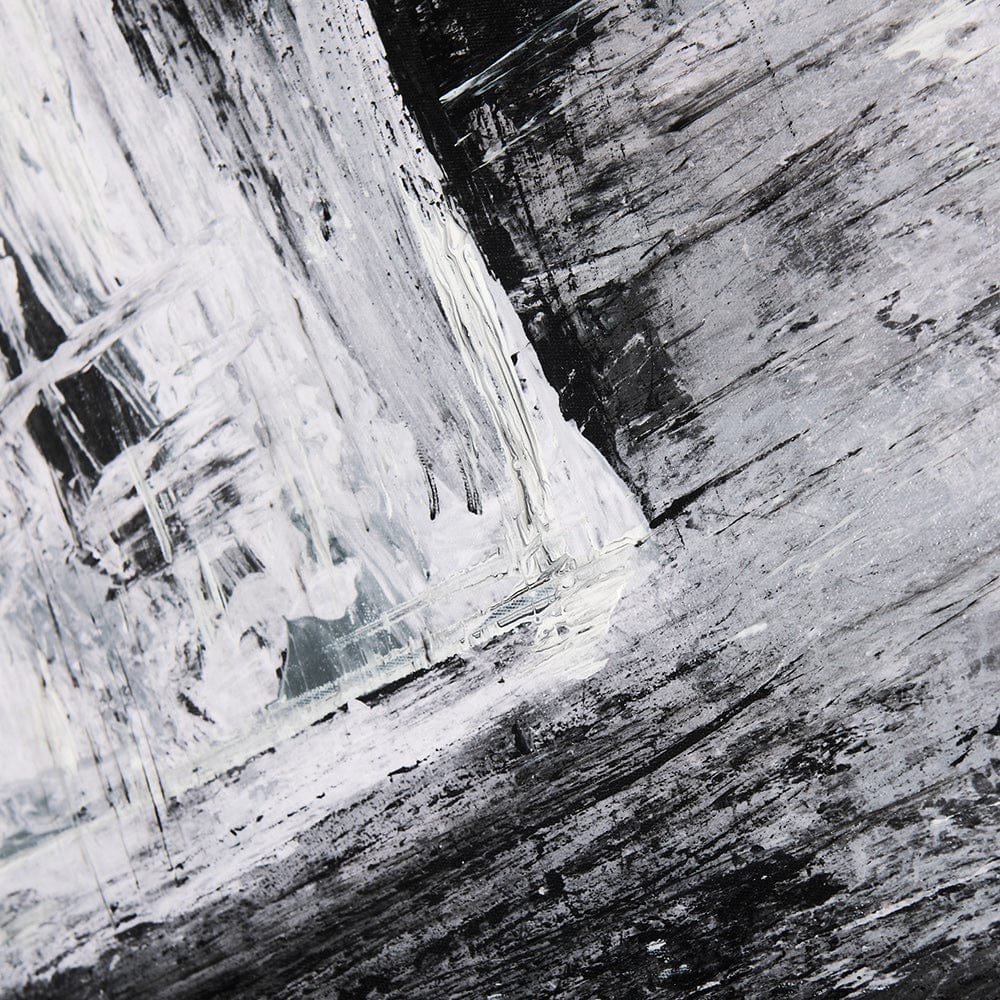 Mercana - Black Composition I by Mercana Studio a Hand Embellished Textured Canvas - 102513-S view 7