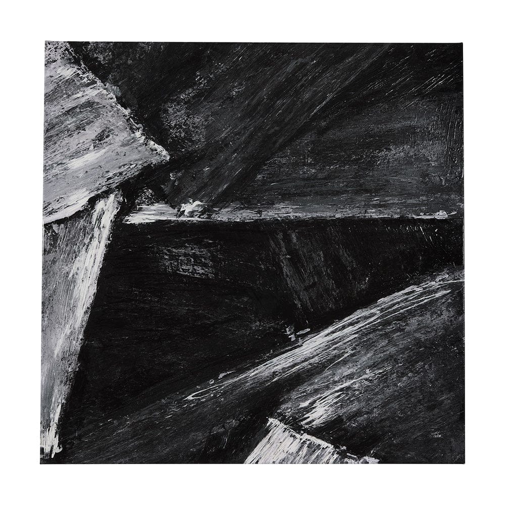 Mercana - Black Composition II by Mercana Studio a Hand Embellished Textured Canvas - 102514-L view 1