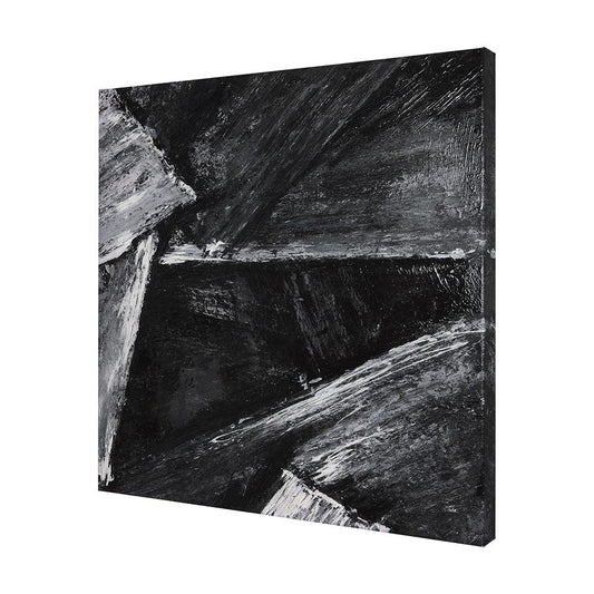Mercana - Black Composition II by Mercana Studio a Hand Embellished Textured Canvas - 102514-L view 2