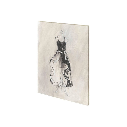 Mercana - Black Evening Gown II by Ethan Harper a Hand Embellished Textured Canvas - 101220-S view 1