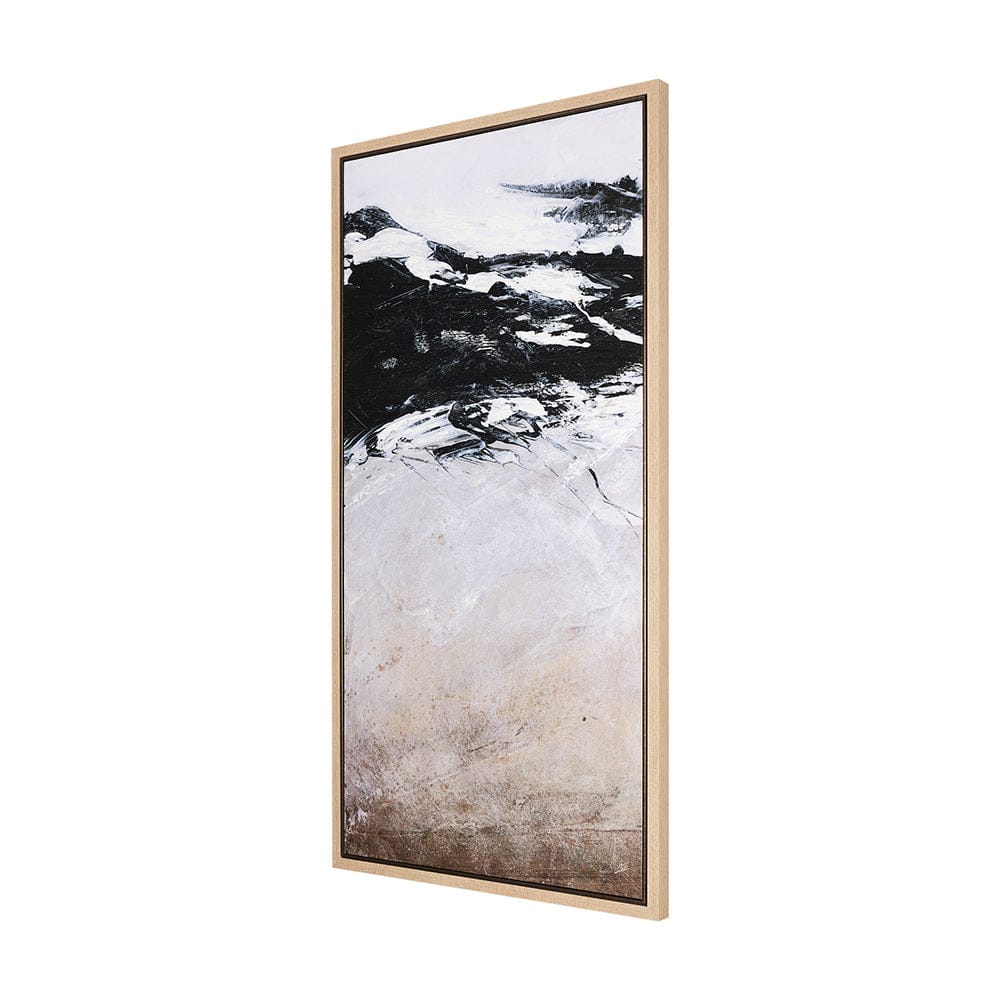 Mercana - Black Strokes I by Mercana Studio a Hand Embellished Textured Framed Canvas - 102485-FL view 2