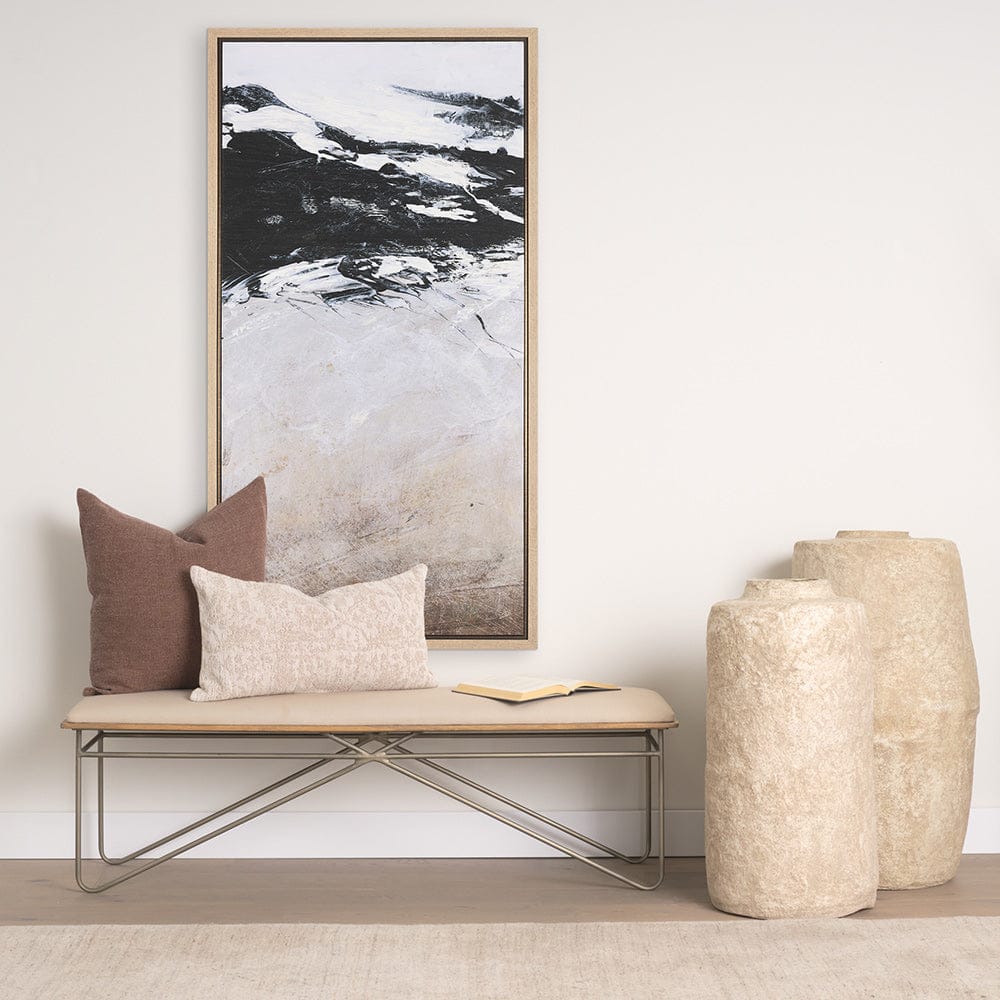 Mercana - Black Strokes I by Mercana Studio a Hand Embellished Textured Framed Canvas - 102485-FL view 8