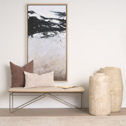 Mercana - Black Strokes I by Mercana Studio a Hand Embellished Textured Framed Canvas - 102485-FL view 8