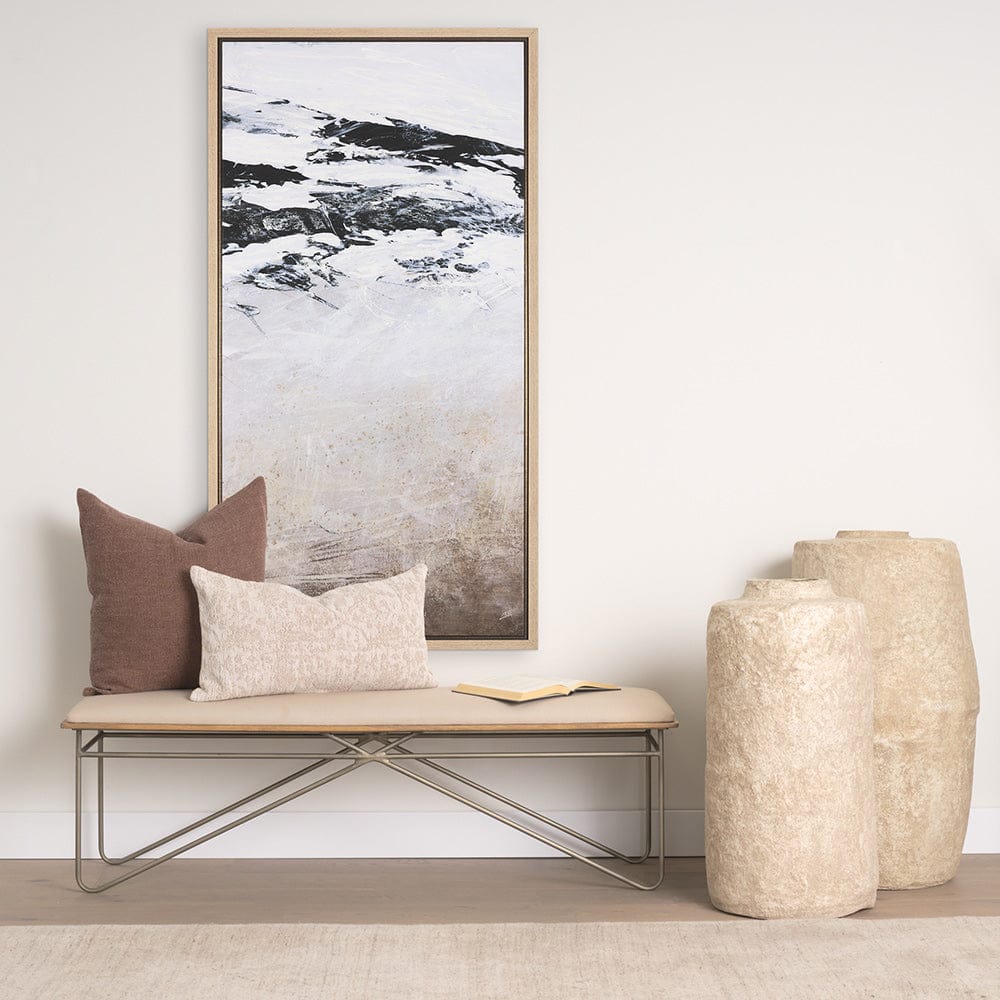 Mercana - Black Strokes II by Mercana Studio a Hand Embellished Textured Framed Canvas - 102486-FL view 8