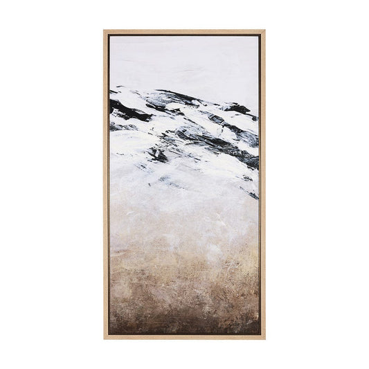 Mercana - Black Strokes III by Mercana Studio a Hand Embelished Textured Framed Canvas - 102487-FS view 1