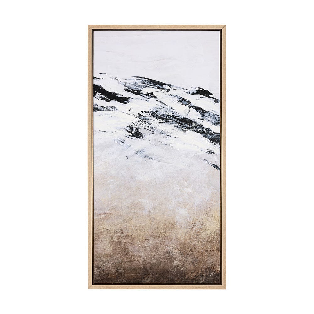 Mercana - Black Strokes III by Mercana Studio a Hand Embellished Textured Framed Canvas - 102487-FL view 1