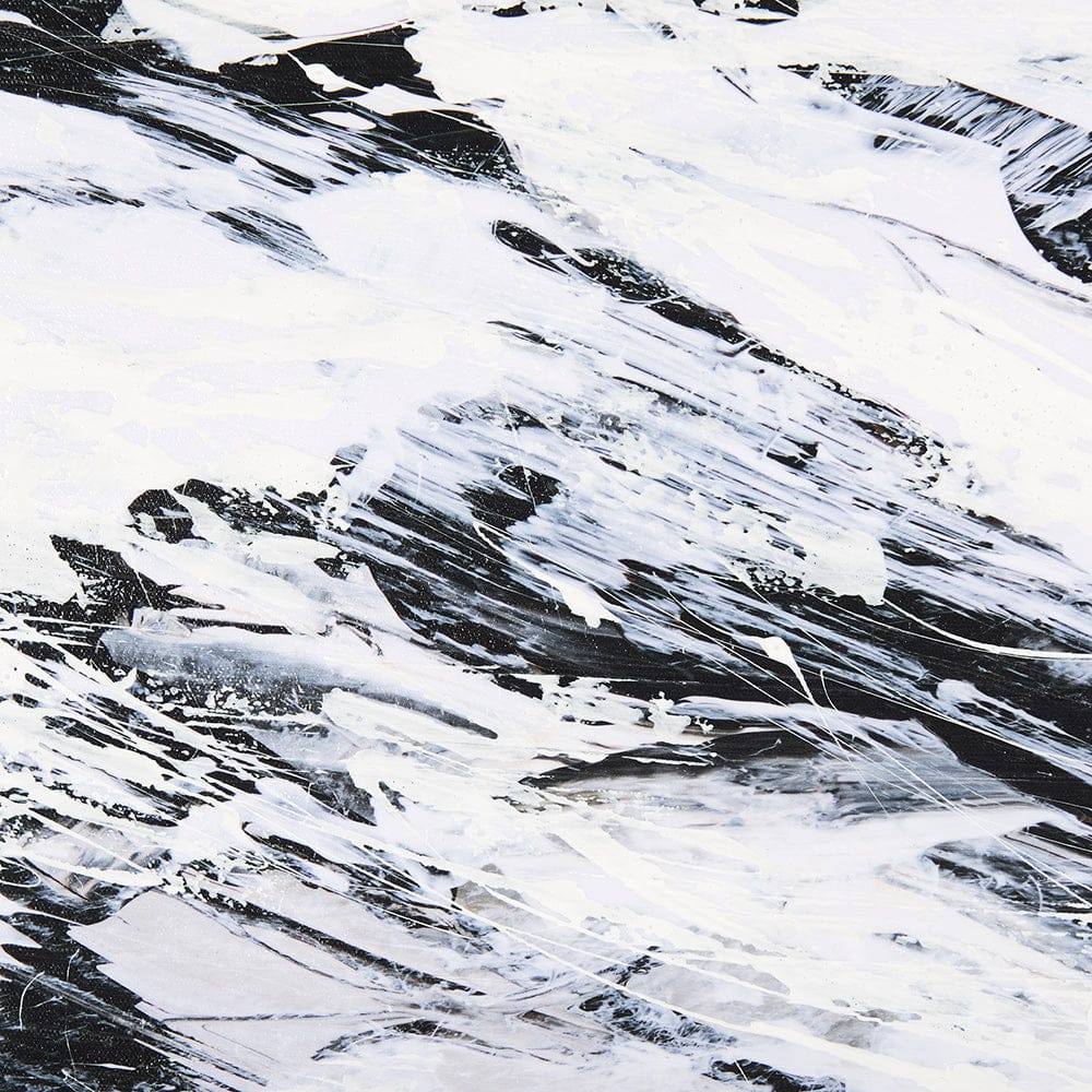 Mercana - Black Strokes III by Mercana Studio a Hand Embellished Textured Framed Canvas - 102487-FL view 7