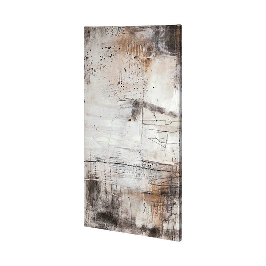 Mercana - Blk Wht Bronze I by Jennifer Goldberger a Hand Embellished Textured Canvas - 101091-L view 1