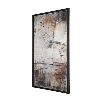 Mercana - Blk Wht Bronze I by Jennifer Goldberger a Hand Embellished Textured Framed Canvas - 101091-FL view 3