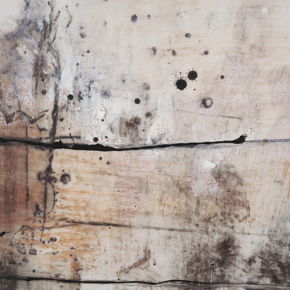 Mercana - Blk Wht Bronze I by Jennifer Goldberger a Hand Embellished Textured Framed Canvas - 101091-FL view 7