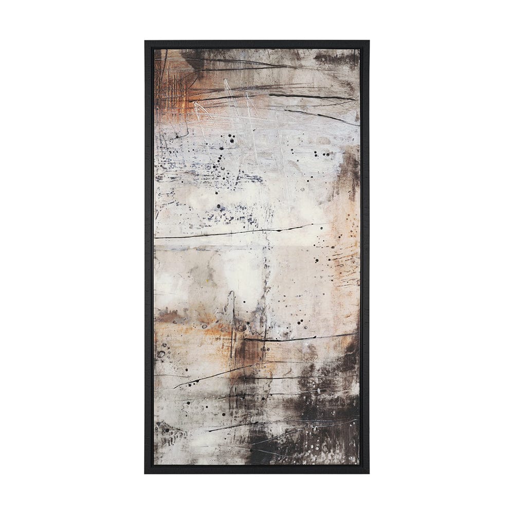Mercana - Blk Wht Bronze II by Jennifer Goldberger a Hand Embellished Textured Framed Canvas - 101092-FL view 1