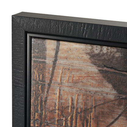 Mercana - Blk Wht Bronze II by Jennifer Goldberger a Hand Embellished Textured Framed Canvas - 101092-FL view 5