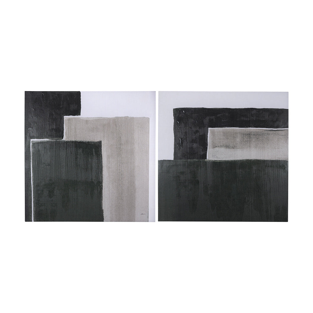 Mercana - Block I by Mercana Studio a Hand Embellished Textured Canvas - 102212-L view 8