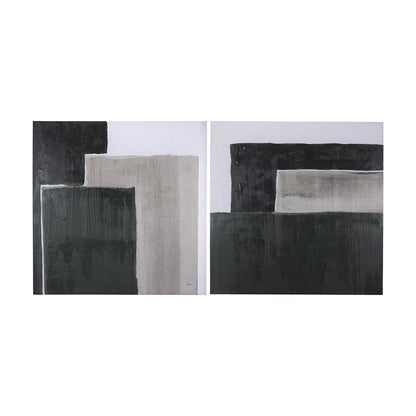 Mercana - Block I by Mercana Studio a Hand Embellished Textured Canvas - 102212-L view 8