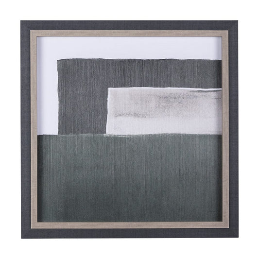 Mercana - Blocks II by Mercana Studio a Hand Embellished Textured Framed Art Print - 14316 view 1