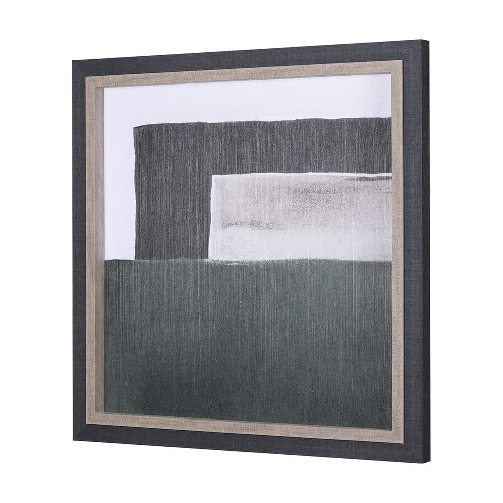 Mercana - Blocks II by Mercana Studio a Hand Embellished Textured Framed Art Print - 14316 view 2