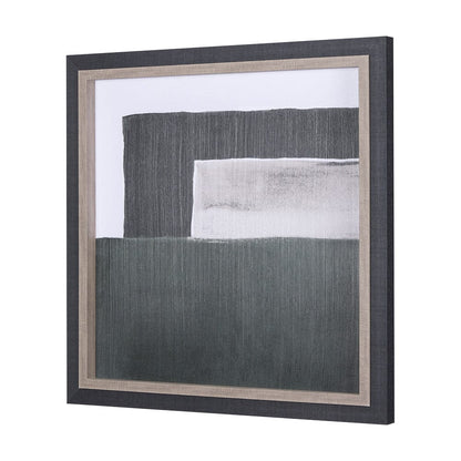 Mercana - Blocks II by Mercana Studio a Hand Embellished Textured Framed Art Print - 14316 view 2