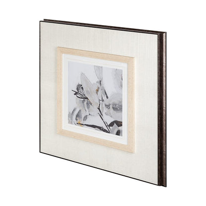 Mercana - Blooming Opalescent I by Mercana Studio Hand Embellished Textured Framed Art Print Matted under Glas - 12218 view 1