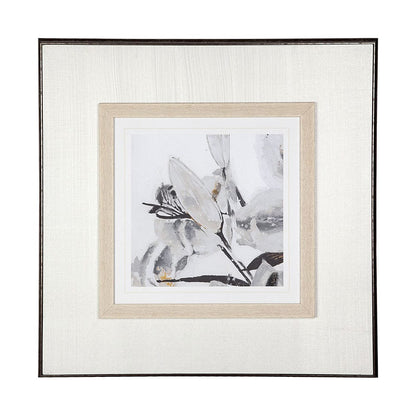 Mercana - Blooming Opalescent I by Mercana Studio Hand Embellished Textured Framed Art Print Matted under Glas - 12218 view 2