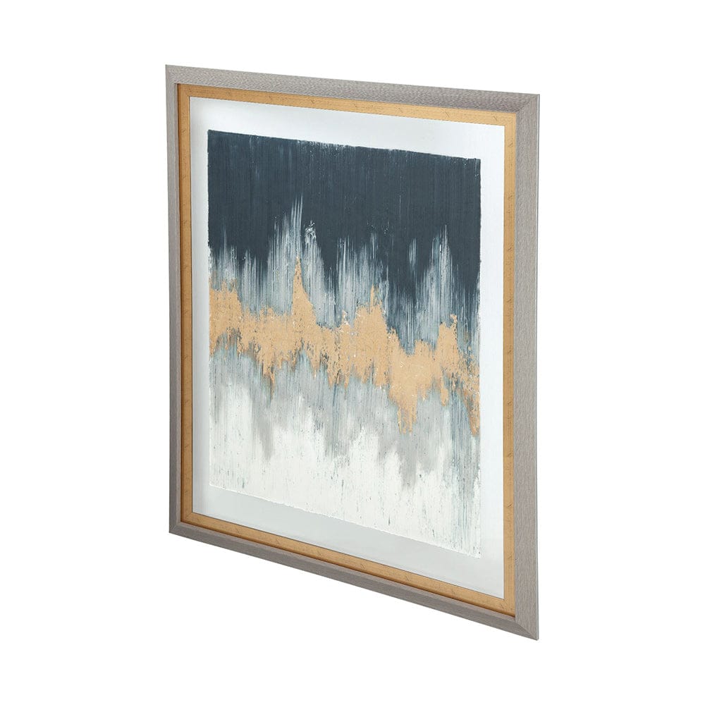 Mercana - Blue Beat by Studio M a handmade Original Framed Artwork under Glass - 12461 view 1