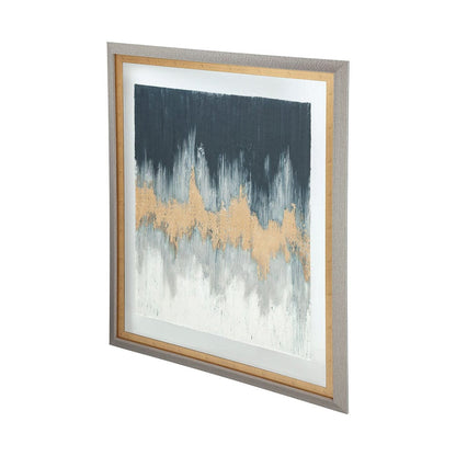 Mercana - Blue Beat by Studio M a handmade Original Framed Artwork under Glass - 12461 view 1