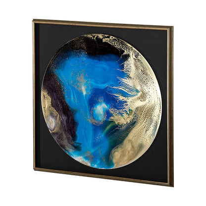 Mercana - Blue Planet by Barbara Mercado a Framed Art Print Matted under Glass - 13037 view 2