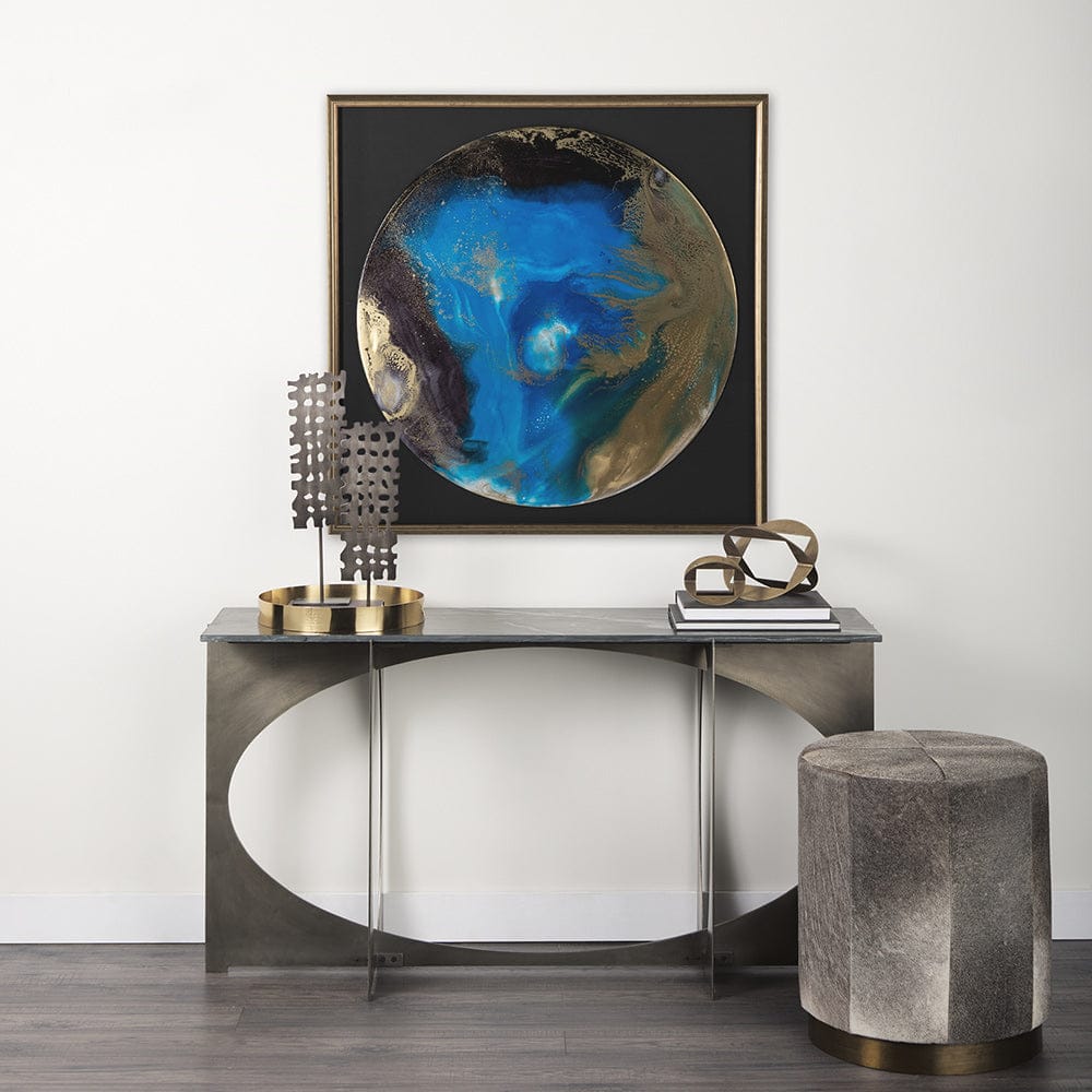 Mercana - Blue Planet by Barbara Mercado a Framed Art Print Matted under Glass - 13037 view 7