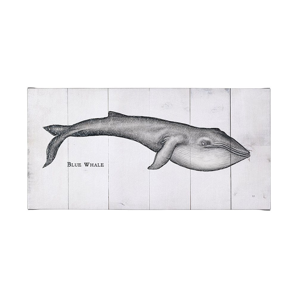 Mercana - Blue Whale by Mercana Studio a Hand Embellished Textured Canvas - 101870-L view 1
