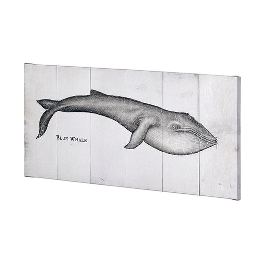 Mercana - Blue Whale by Mercana Studio a Hand Embellished Textured Canvas - 101870-L view 2