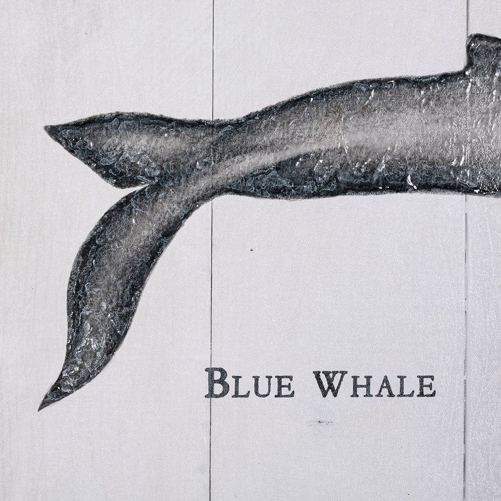 Mercana - Blue Whale by Mercana Studio a Hand Embellished Textured Canvas - 101870-L view 3