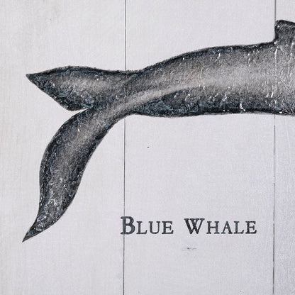 Mercana - Blue Whale by Mercana Studio a Hand Embellished Textured Canvas - 101870-L view 3
