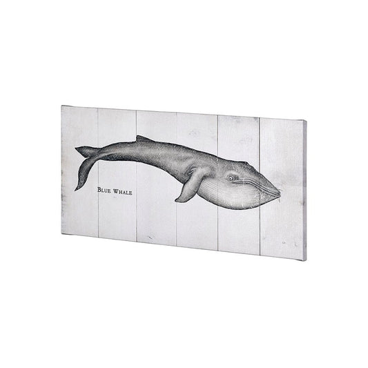 Mercana - Blue Whale by Mercana Studio a Hand Embellished Textured Canvas - 101870-S view 2
