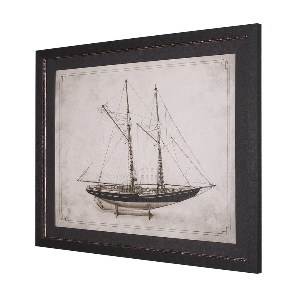 Mercana - Bluenose II by Mercana Studio a Hand Embellished Framed Art Print - 15755 view 2