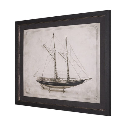 Mercana - Bluenose II by Mercana Studio a Hand Embellished Framed Art Print - 15755 view 2