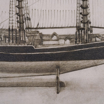 Mercana - Bluenose II by Mercana Studio a Hand Embellished Framed Art Print - 15755 view 6