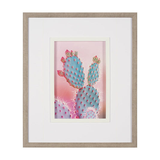 Mercana - Blush Botanicals - Spines by Philippe Hugonnard a Hand Embellished Framed Art Print Matted under Gla - 15659 view 1