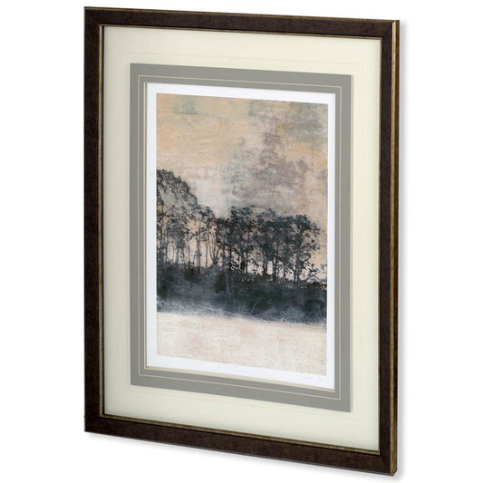 Mercana - Blush Treeline II by Jennifer Goldberger a Framed Art Print Matted under Glass - 10471 view 1